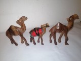 Familie camila sculptat manual din lemn set 3 sculptura statuete camila realizat manual