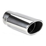 Ornament toba esapament din otel inoxidabil cromat MT 020, diametru montaj 37 - 54 mm, capat evacuare auto AMiO 02349, finisaj crom