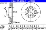 ATE 24.0126-0168.1 Disc frana