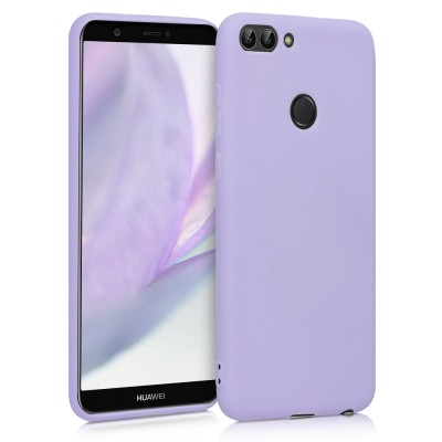 Husa pentru Huawei P Smart / Enjoy 7s, Silicon, Mov, 44124.108 foto