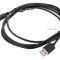 Cablu USB 2.0 A la C 1,8m negru aurit Fire: Cu