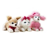 Jucarie din plus Animal companie Barbie cu husa 20 cm, Jad