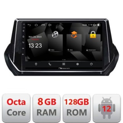 Navigatie Peugeot 2008 2020- Android radio gps internet quad core 8+128 carplay android auto CarStore Technology foto