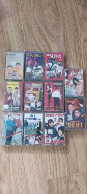 CASETA AUDIO CU MUZICA MANELE DE COLECTIE , LOT 16 BUCATI . foto