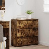 VidaXL Dulap de depozitare Stejar fumuriu 80 x 31 x 81 cm 888852