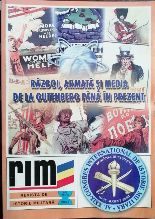 REVISTA DE ISTORIE MILITARĂ, nr. 4-5 (78-79) / 2003