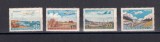 ROMANIA 1956 - POSTA AERIANA, VEDERI, MNH - LP 424