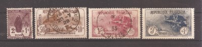 Franta 1926-1927-Timbre de caritate, Stampilat (cota 175 EU) (vezi descrierea) foto