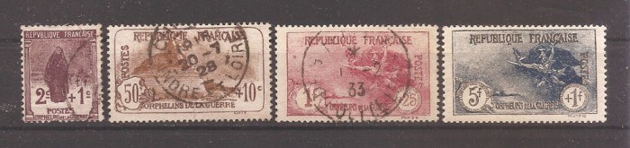 Franta 1926-1927-Timbre de caritate, Stampilat (cota 175 EU) (vezi descrierea)