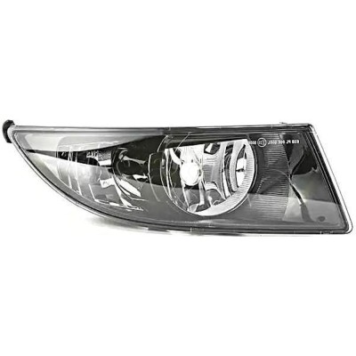 Proiector ceata Skoda Fabia, 04.2015 Model Monte Carlo, Roomster/Praktik 04.20, partea Stanga, cu lumini de zi, tip bec H8+P21W, fara becuri, negru, foto