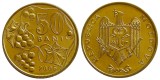 MOLDOVA 50 BANI 2005 ALAMA CU LUCIU DE BATERE NECIRCULATA UNC, Europa