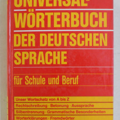 UNIVERSAL WORTER- WORTERBUCH DER DEUTSCHEN SPRACHE FUR SCHULE UND BERUF von FRIEDHELM HUBNER , 1984