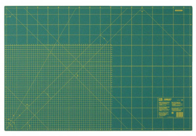Plansa PRYM rezistenta pentru taiat, croit si patchwork gradata in cm si inch, marime 90x60cm foto