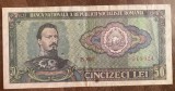 B12 90 - Bancnota Romania - 50 lei - emisiune 1966