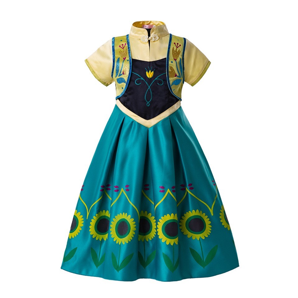 Rochie/rochita Anna Frozen Fever noua, 7-8 ani, 8-9 ani | Okazii.ro