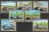 Serie / Lot 6 Timbre Paraguay 1971 Mașini de Curse Formula 1 Ferrari Porsche 917 Honda Matra Neștampilate - A007