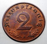 2.668 GERMANIA WWII 2 REICHSPFENNIG 1940 A XF, Europa, Bronz