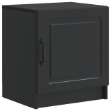 vidaXL Dulap de noapte Negru 43 x 34,5 x 47 cm Lemn prelucrat 895717