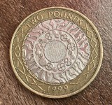 C50 - Moneda foarte veche - Anglia - 2 lire sterline - 1999