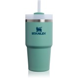 Stanley Quencher H2.O FlowState&trade; Tumbler pahar din oțel inoxidabil cu pai mic Spring Green 590 ml