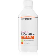 GymBeam L-Carnitine 220 000 mg/l supliment alimentar pentru sportivi aroma Forest Fruit 500 ml