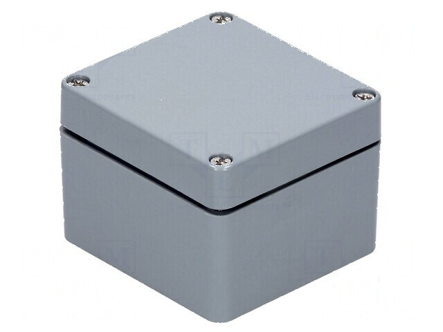 Carcasă universală gri poliester IP66 75mm x 80mm x 55mm