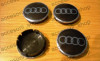Capace Janta Audi 60mm/55mm, Set 4 Bucati, Plastic + Metal