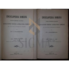 ENCICLOPEDIA ROMANA, VOL II + III, 1900