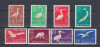 ROMANIA 1957 LP 448 FAUNA DIN DELTA DUNARII SERIE MNH, Nestampilat