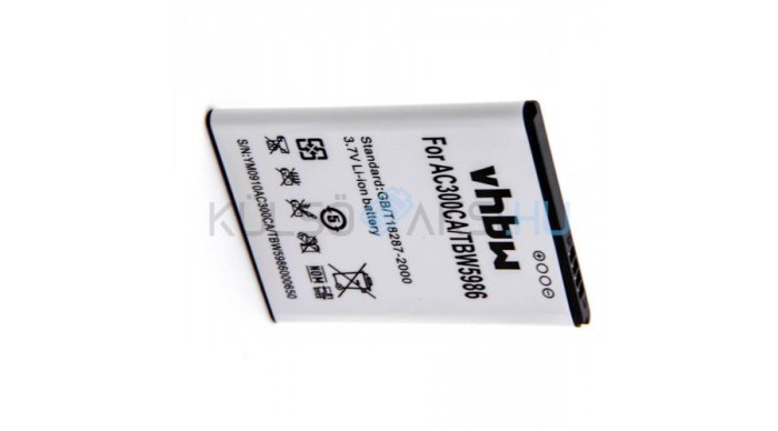 Baterie de telefon mobil VHBW AC300CA - 1550mAh, 3.7V, Li-ion