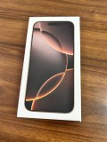 Iphone 16 PRO MAX sigilat cu documente, culoare desert titanium, memorie 256 gb