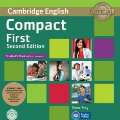 Compact First Student's Pack (Student's Book without answers with CD ROM, Workbook without answers with audio) - Paperback brosat - Peter May - Cambri