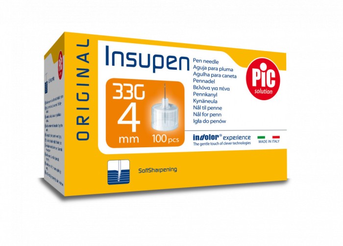 Ace pentru pen insulina 33G x 4mm PiC Solution