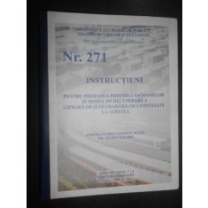 Instructiuni pentru predarea-primirea vagoanelor si modul de recuperare...