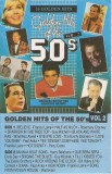 Caseta Golden Hits Of The 50&#039;s Vol.2, originala, holograma, editie 1985, Casete audio