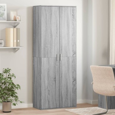 Gossi dulap inalt, gri sonoma, 70x35x180 cm, lemn prelucrat foto