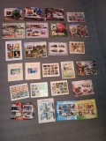 25 colite diverse tari si domenii Mini colectie timbre