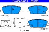ATE 13.0460-5633.2 set placute frana,frana disc