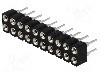Conector 20 pini, seria {{Serie conector}}, pas pini 2.54mm, CONNFLY - DS1002-01-2*10V13-JK