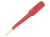 Terminal de măsurare roșu 3A 4mm 70VDC