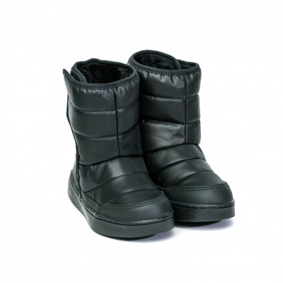 Ghete Fete Bibi Urban Boots New Black cu Velcro Imblanite 31 EU foto