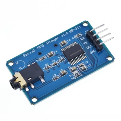 Modul de redare audio YX5300 / Sound module MP3 music player Arduino foto