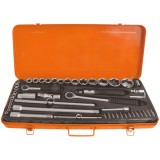 Evotools 609034 - Set capete de insurubare si chei tubulare mixte 52 bucati