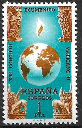 B0209 - Spania 1965 - neuzat,perfecta stare
