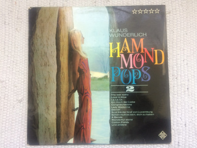 Klaus Wunderlich hammond Pops 2 disc vinyl lp muzica pop telefunken germany VG foto