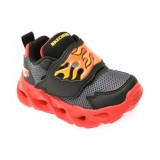 Pantofi sport SKECHERS negri, THERMO-FLASH, din material textil