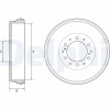 DELPHI BF537 Tambur frana