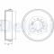 DELPHI BF537 Tambur frana
