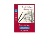 Bloc desen Accademia Schizzi, A4, 120 g, 50 file, cu spirala Fabriano