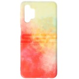 Husa Silicon Watercolor Samsung Galaxy A32 5G - Spring Cherry, Protectie Premium